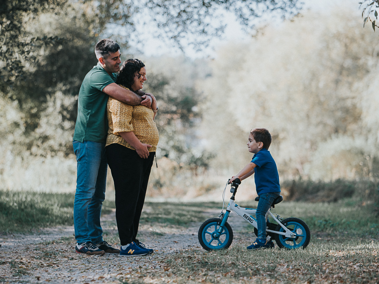 Luis, Silvia e Pedro